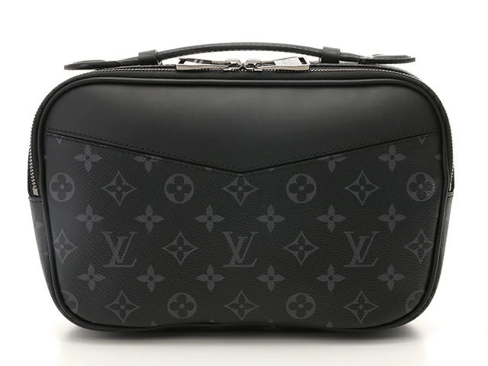 LOUIS VUITTON Waist Bag Bum Monogram Eclipse Black